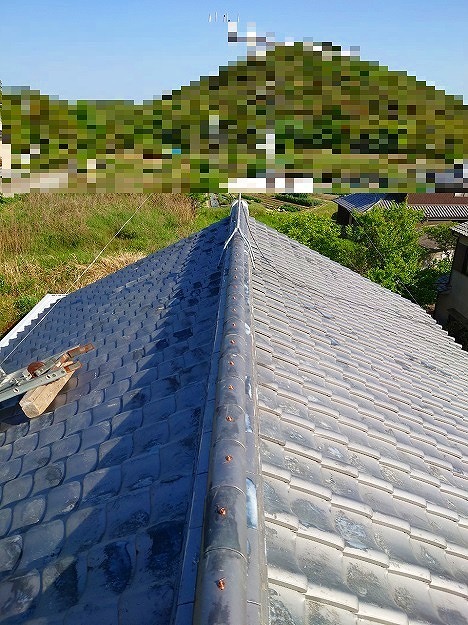 加古川市　屋根補修　完成全景