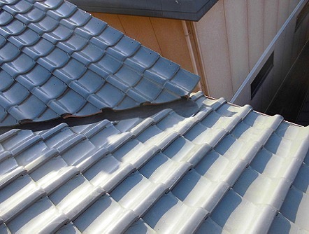 加古川市　谷板金修理　完成後の下流・軒先