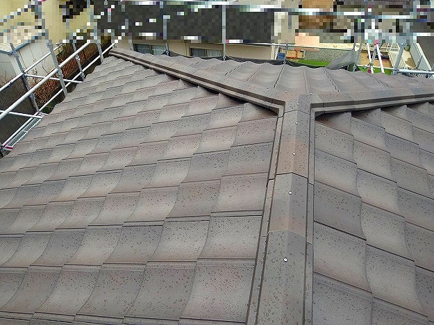 加古川市　屋根葺き替え工事　最終検査