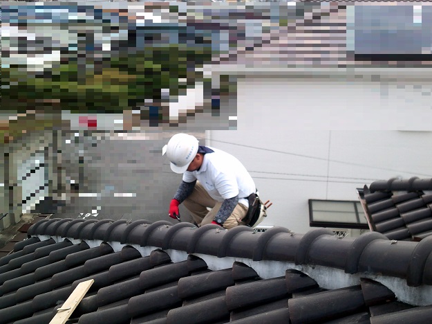高砂市 棟ライン確認 現場調査