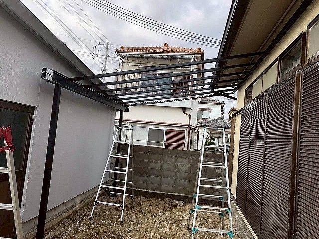 加古川市　フレーム組立て