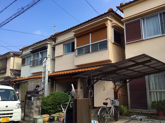 加西市　樋撤去　外観全景　加西市　屋根補修工事　