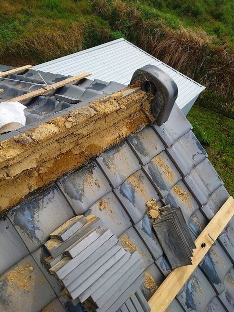 加古川市　屋根補修　撤去