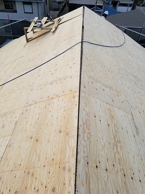 構造用合板12mmで下地補強