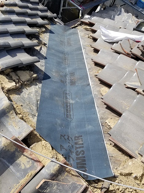 ゴムアスルーフィング敷設で防水性を底上げ