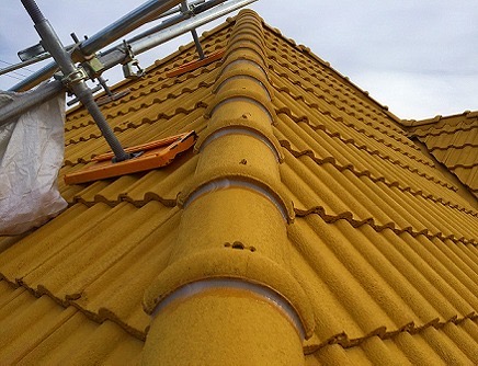 加古川市　屋根補修工事　仕上がり確認