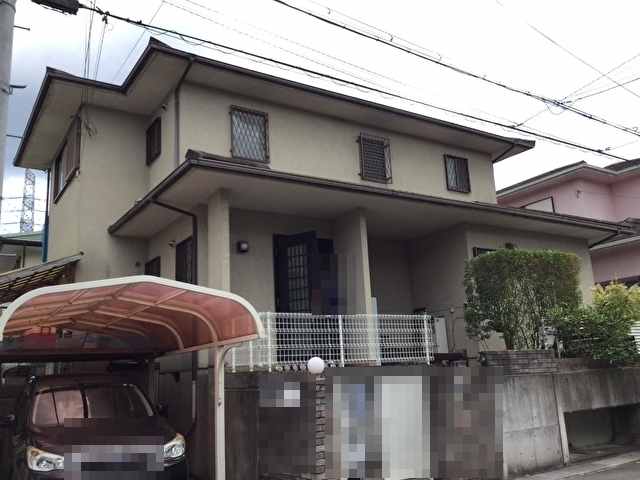 播磨町で屋根葺き替え工事を実施した住宅