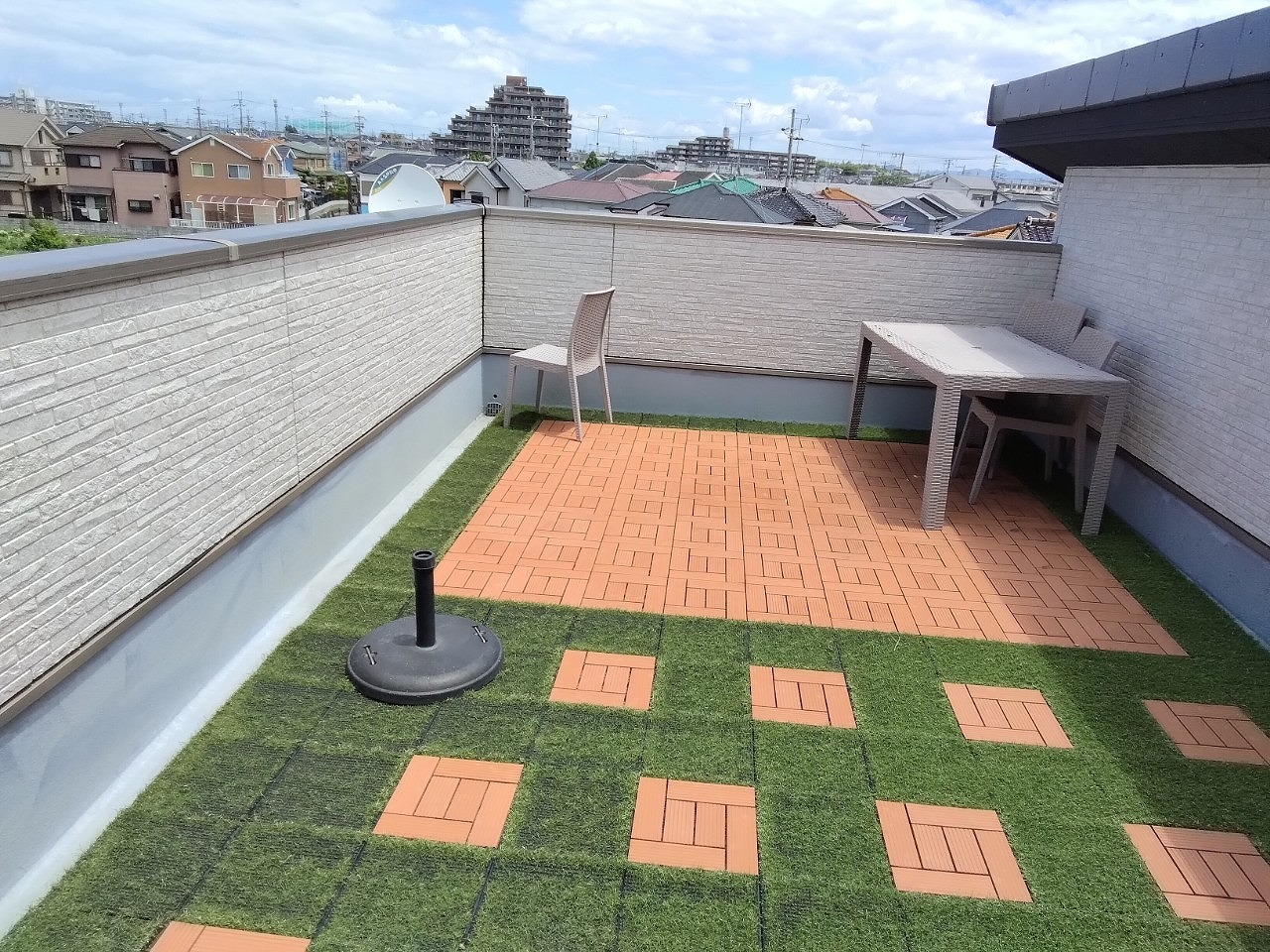 高砂市　3階屋上全の様子