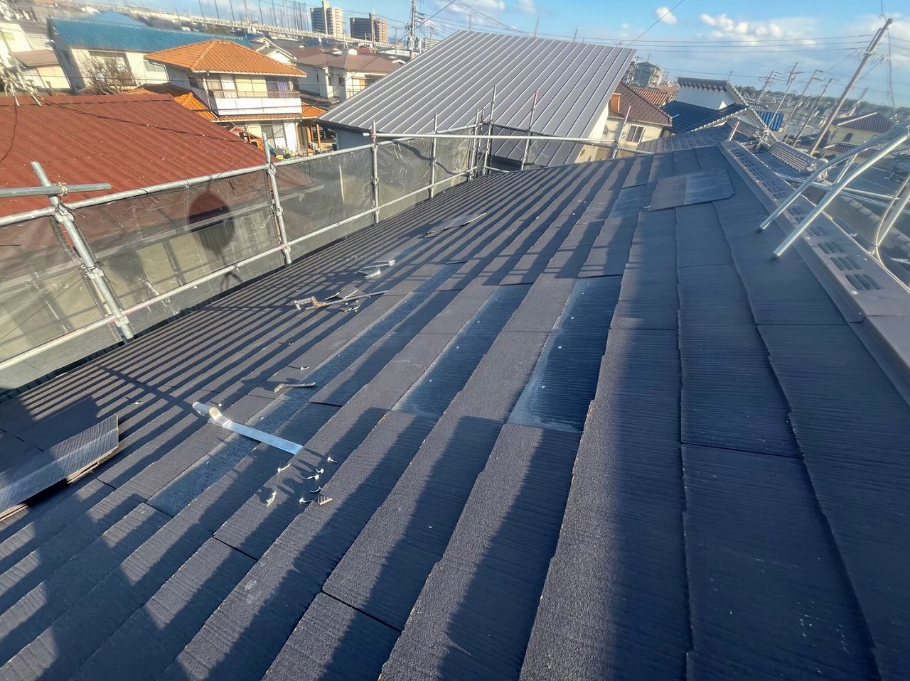 スレート差し替え