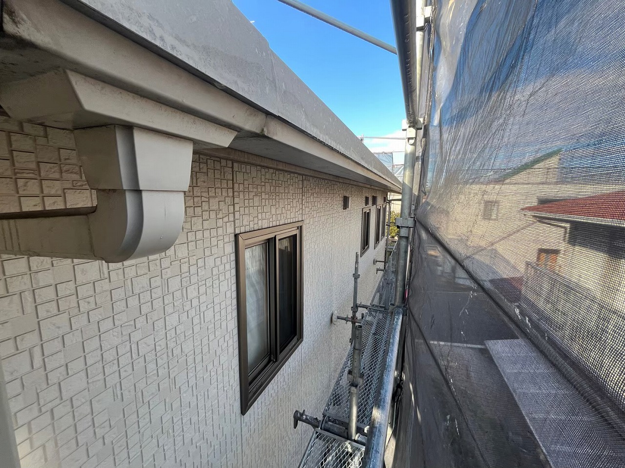 軒樋(角樋)交換前