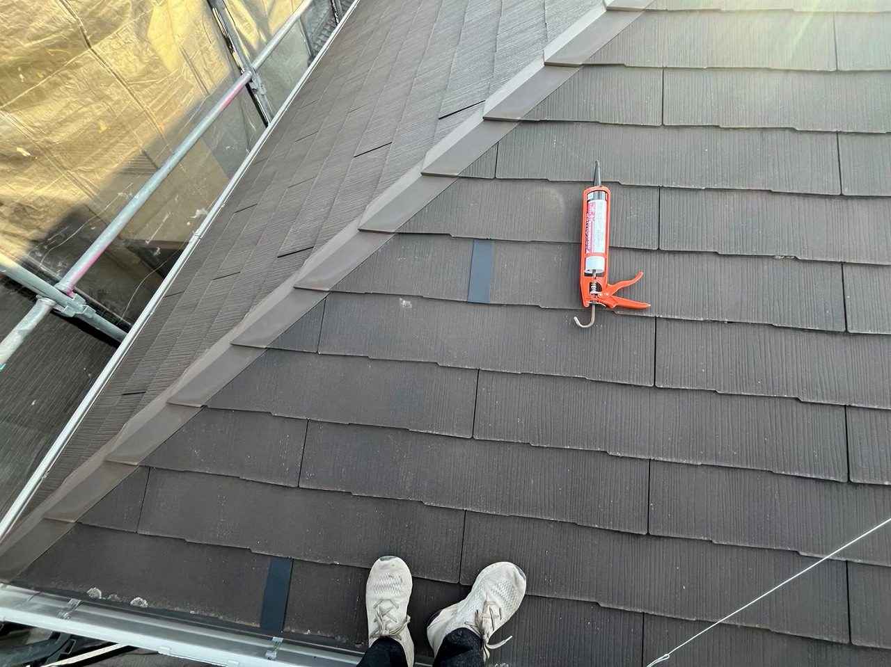 スレート板金補修