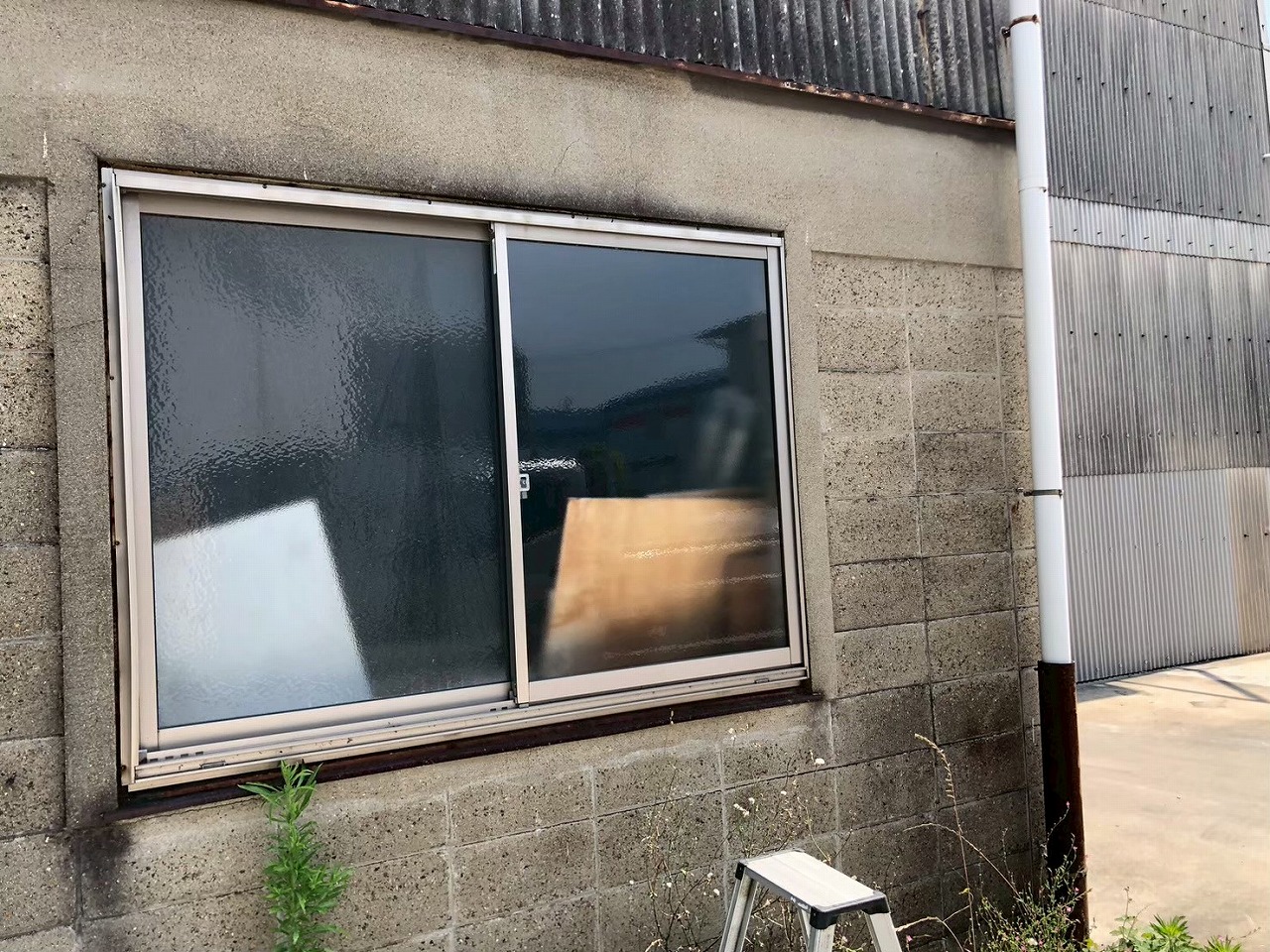 加古川市で窓硝子交換