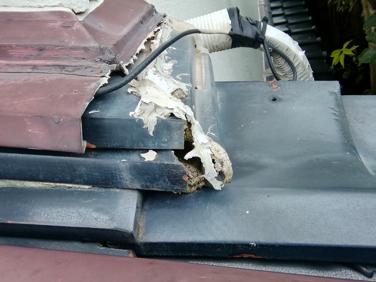 下屋根コーナー