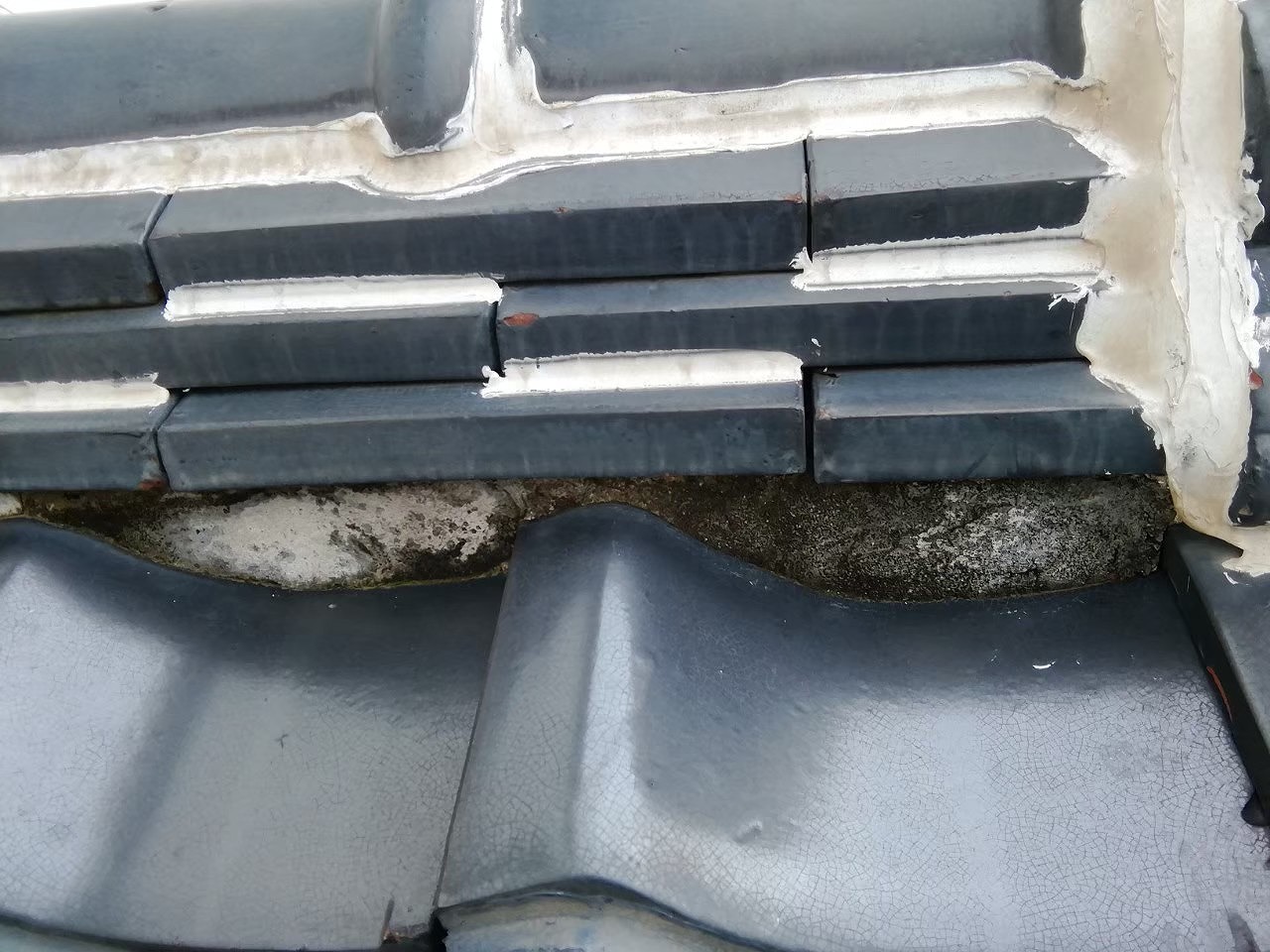 漆喰(しっくい)経年劣化