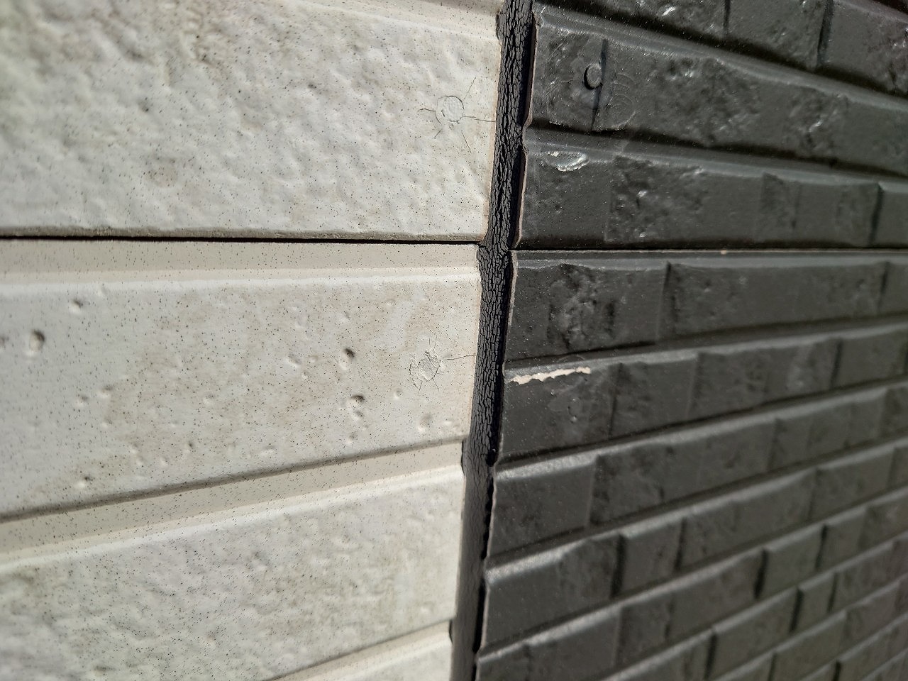 加古郡稲美町　サイディングきず