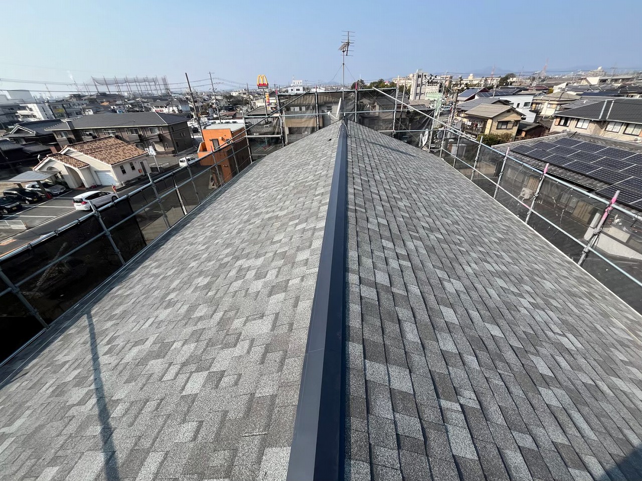 リッジウェイ重ね葺き