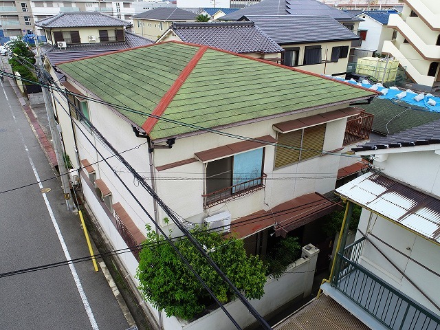 加古川市　外壁屋根劣化　施工前