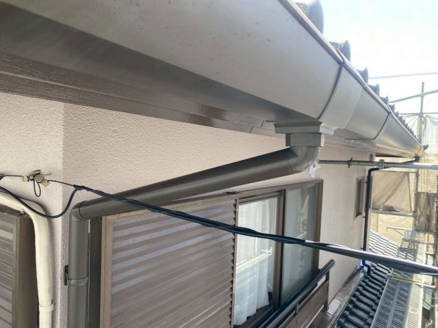 加古川市　雨漏り　施工後　交換工事