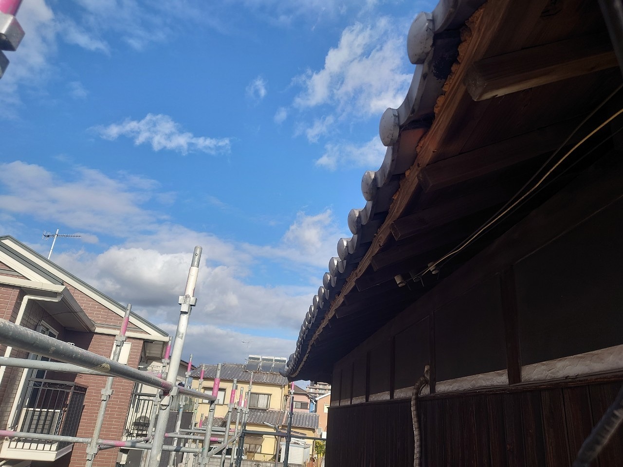 樋交換　樋撤去処分