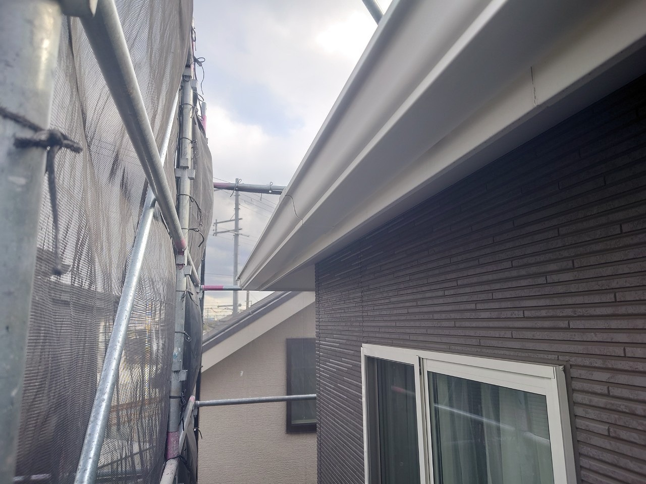 角樋取り付け完成