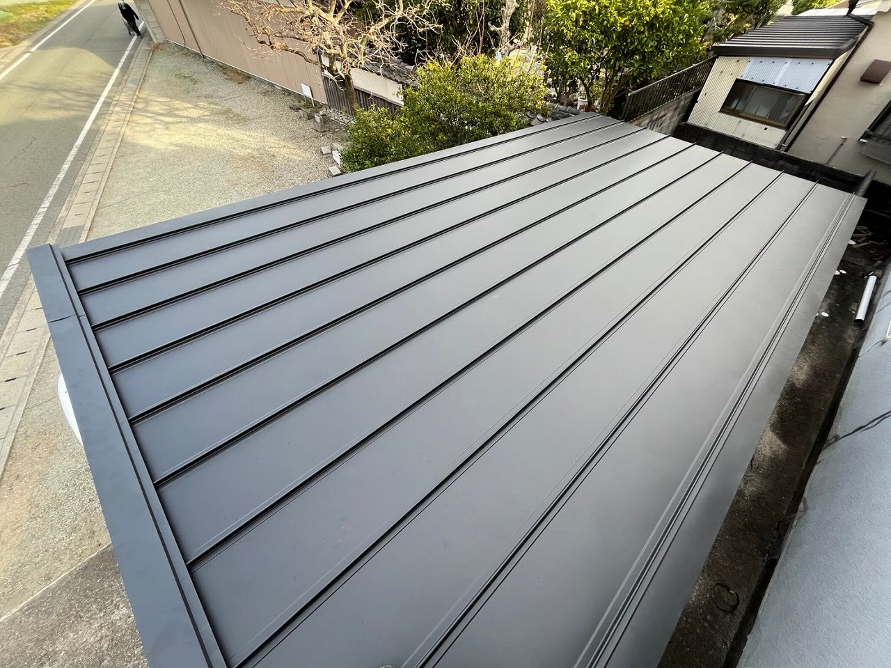 新設で立平葺き