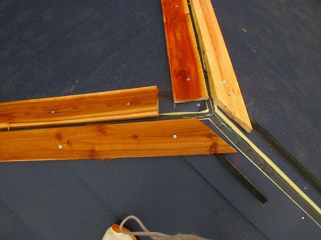 三木市　屋根　貫板