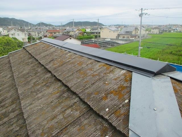 三木市　棟板金　施工完了