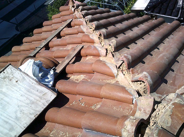 加古郡稲美町　棟積み直し　