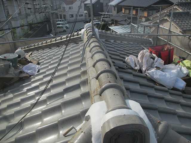 加古郡播磨町　積み直し完成