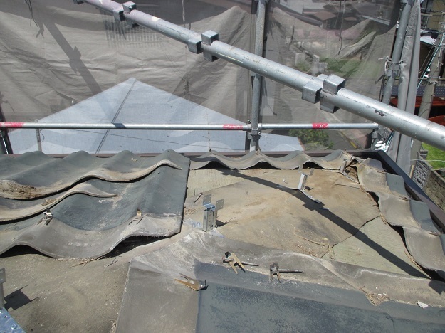 姫路　棟取り直し　既存棟の解体・撤去