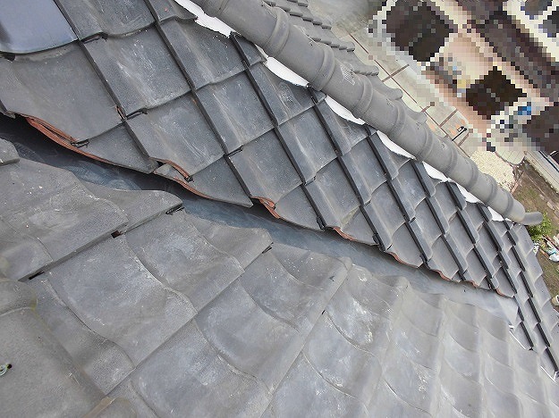 姫路市 雨漏り修理 谷板金交換　施工完了