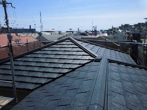 屋根の仕上がり