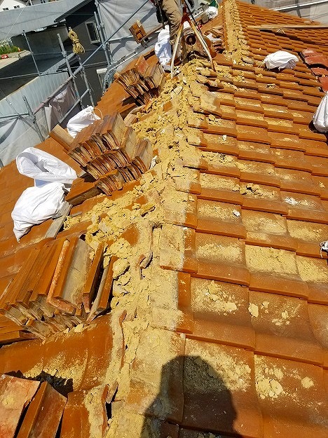 小野市　棟解体2