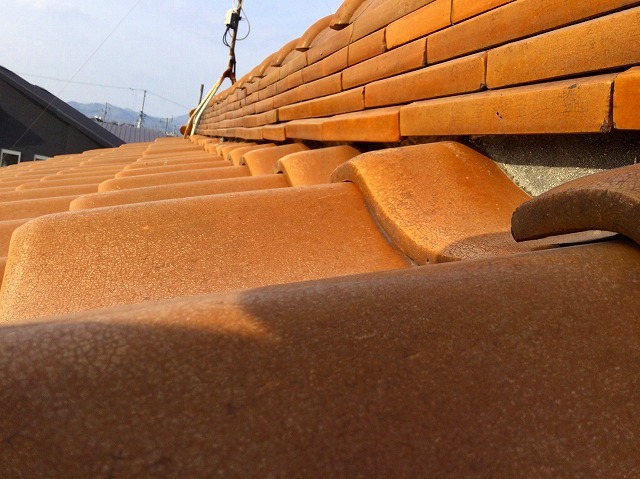 小野市　施工前　のし瓦