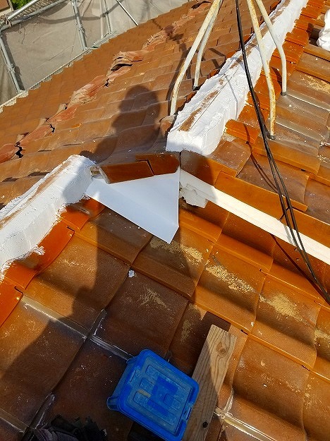 小野市　棟違い箇所も雨仕舞