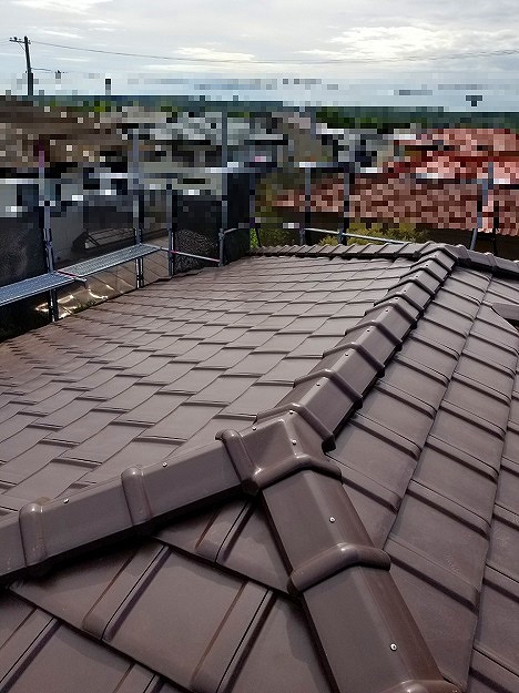 棟部分のアップのアフター