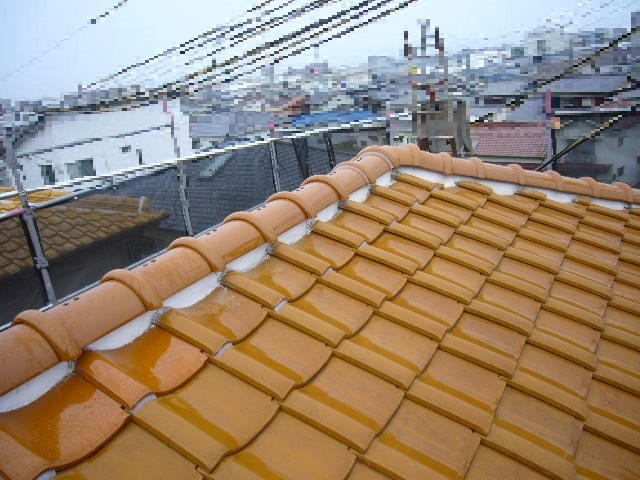 加古川市　棟積みかえ　雨漏り　施工後