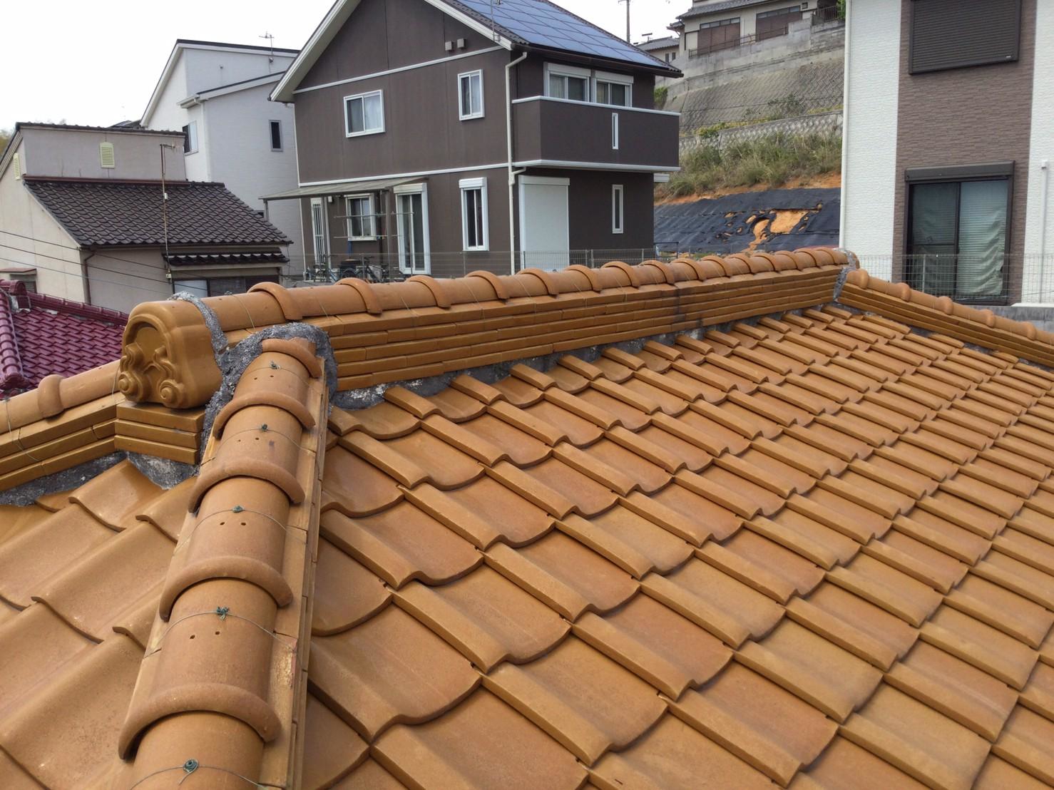加古川市　棟積みかえ　雨漏り　施工前