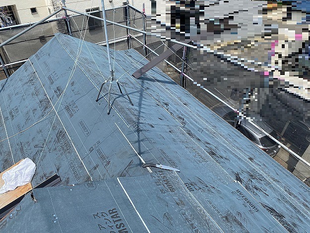 神戸市　屋根カバー工法　下地