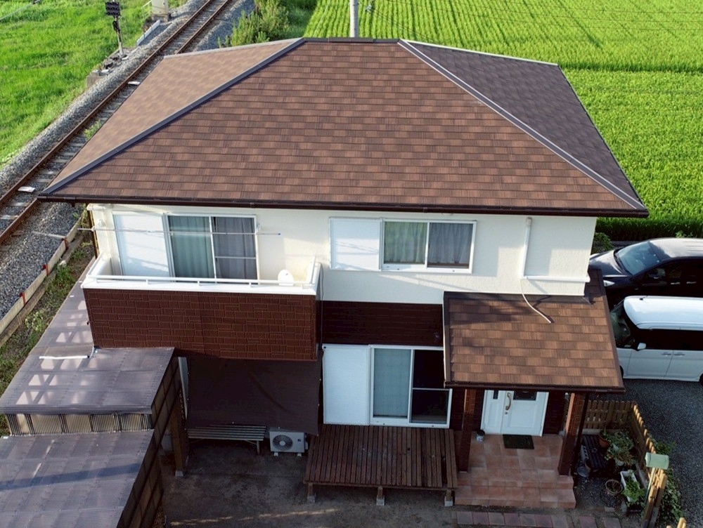 施工事例　ディプロマットスターⅡ　完了後の全景