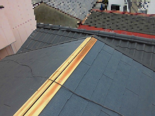 新しい屋根材の設置３