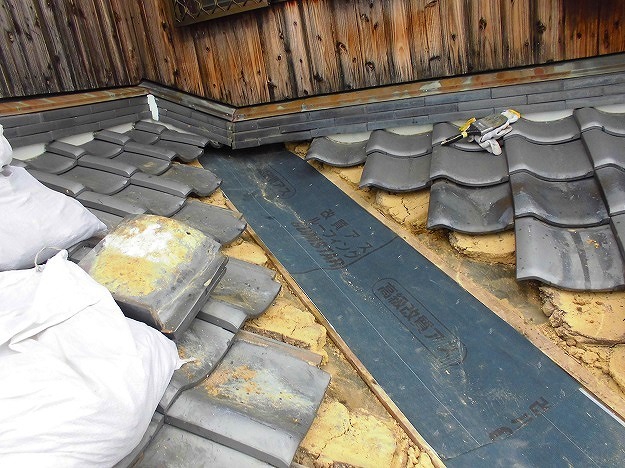 屋根補修工事の工程１