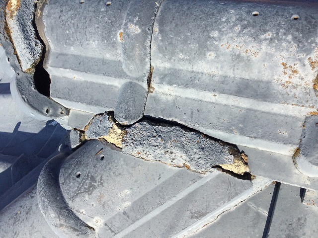 高砂市　屋根補修　クラック