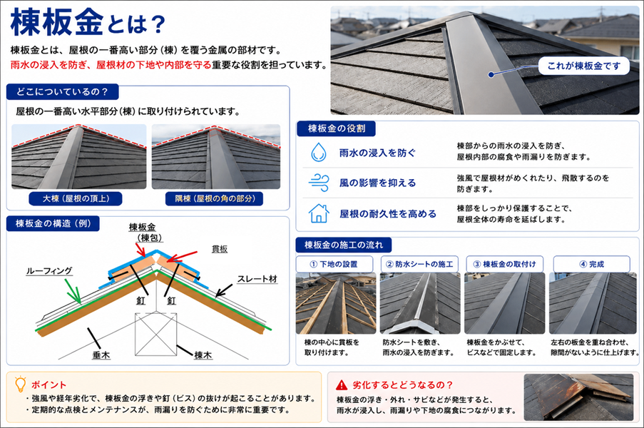 加古川市　棟板金　説明