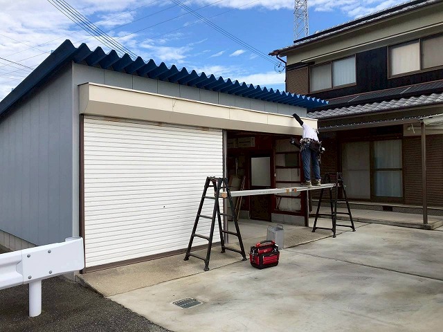 加古川市_シャッター交換開始