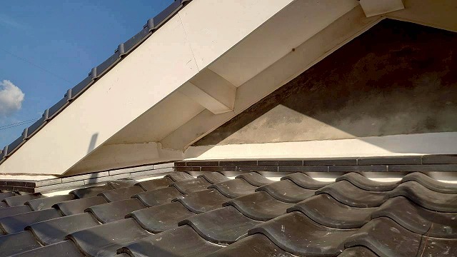 加古川市　破風の完了状況