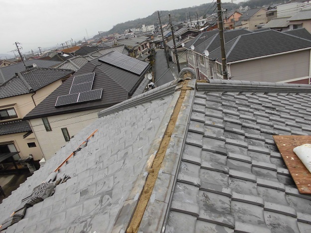姫路市 熨斗瓦 積み直し