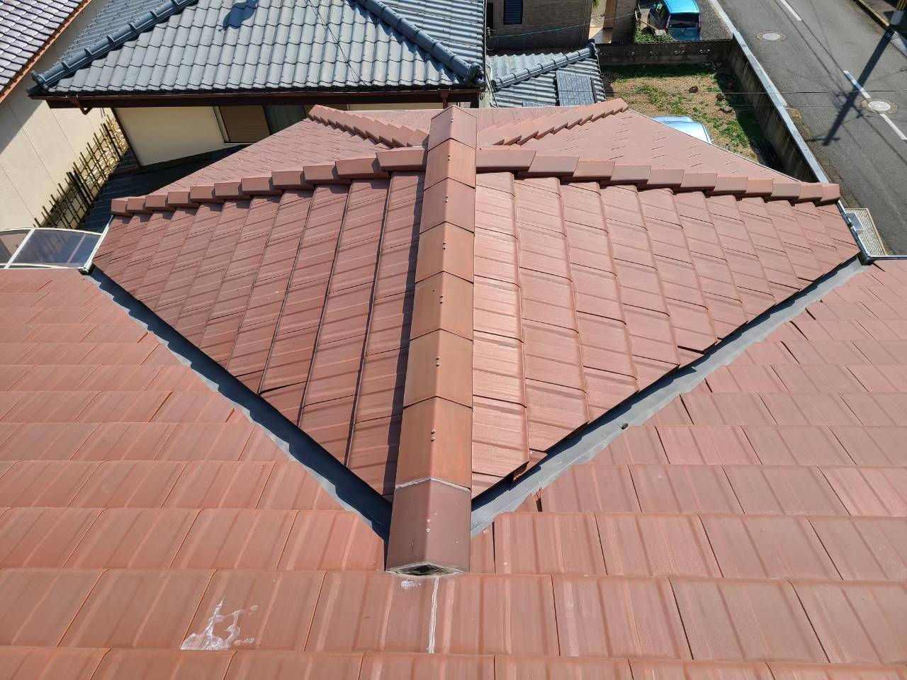 加古川　平板瓦の谷ズレ