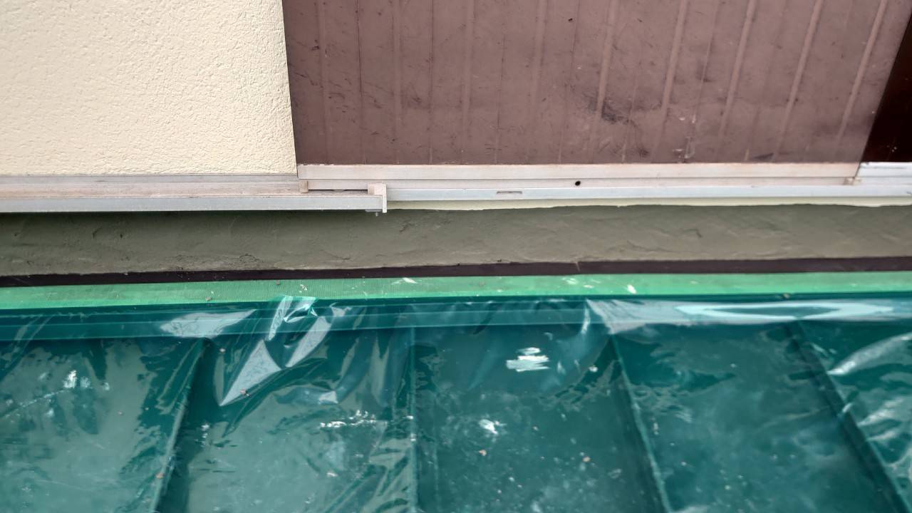 明石市　現場ブログ　モルタル　接写