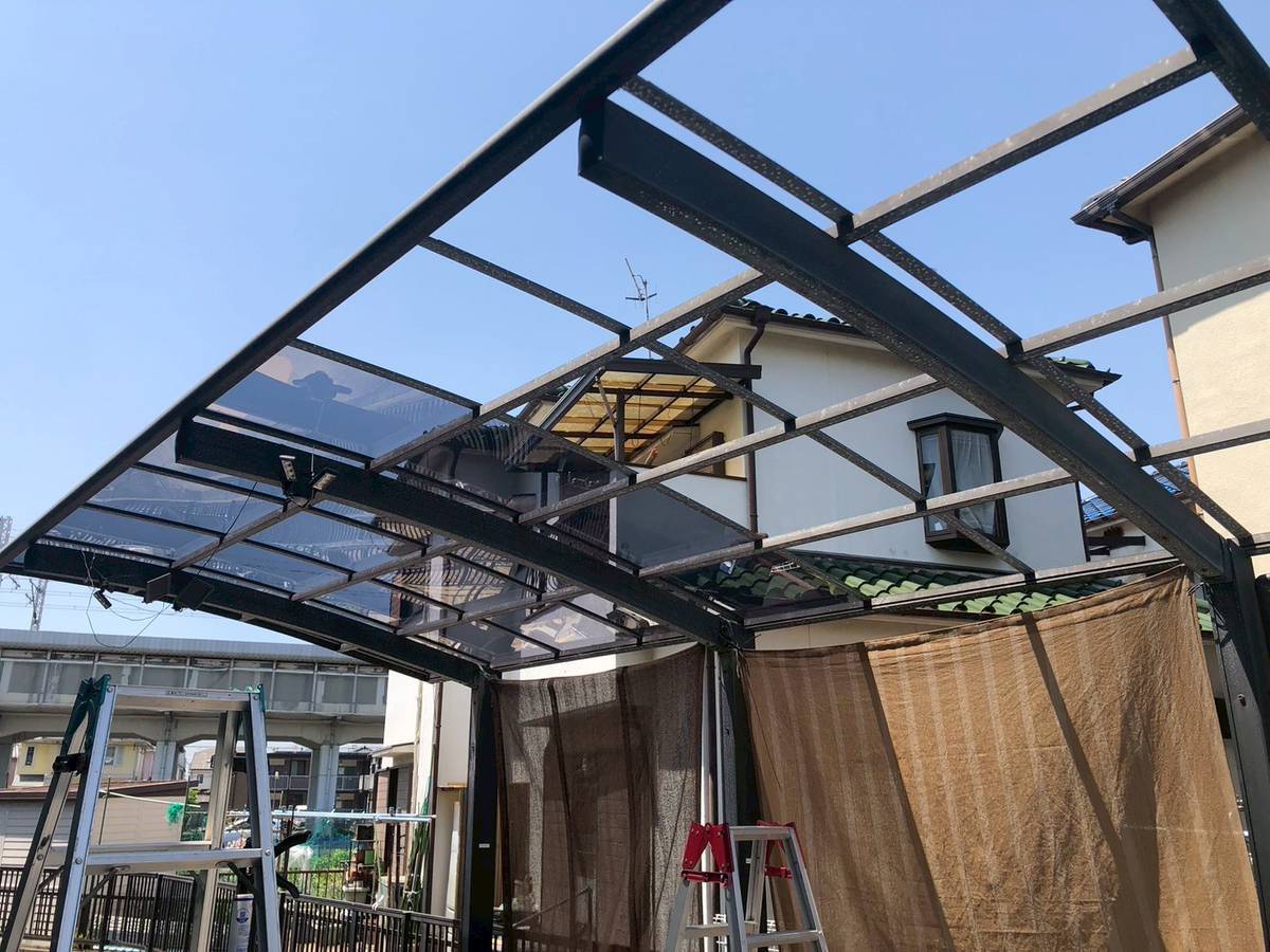 加古郡播磨町　張り替え中